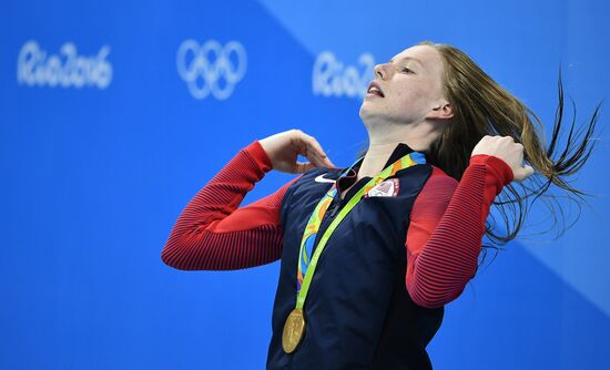 2016 Summer Olympics in Rio de Janeiro. Swimming. Day Three