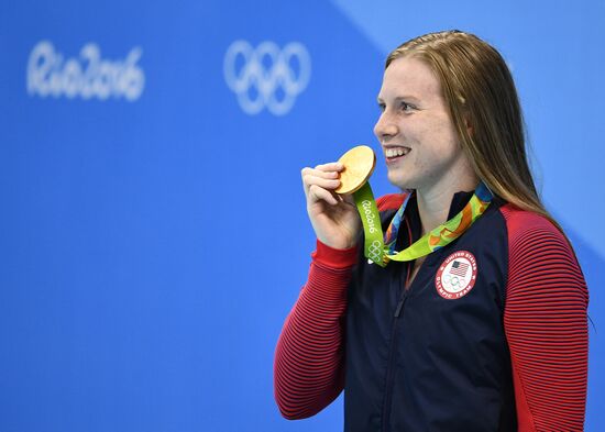 2016 Summer Olympics in Rio de Janeiro. Swimming. Day Three