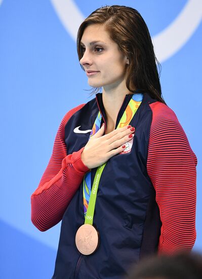 2016 Summer Olympics in Rio de Janeiro. Swimming. Day Three