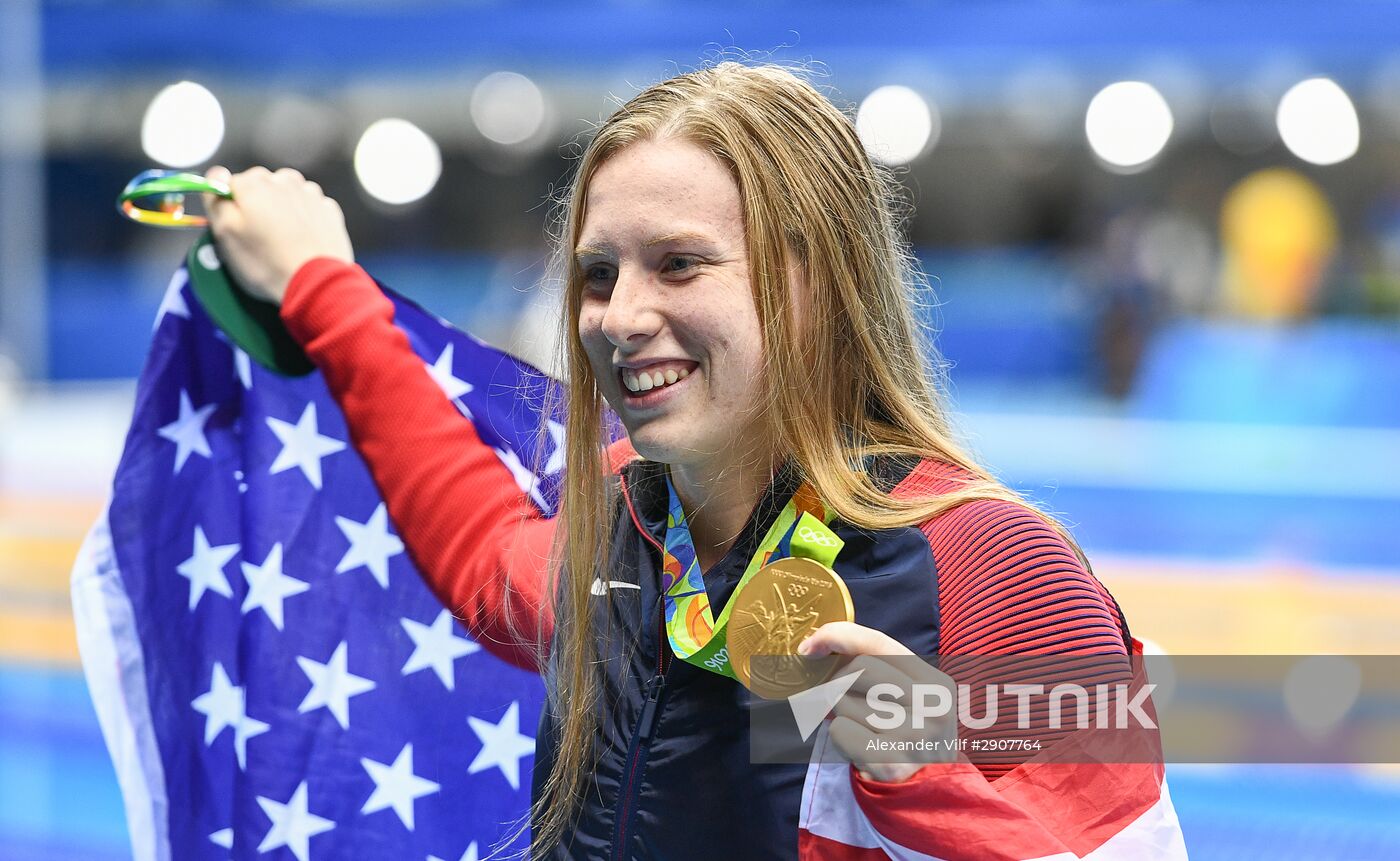 2016 Summer Olympics in Rio de Janeiro. Swimming. Day Three