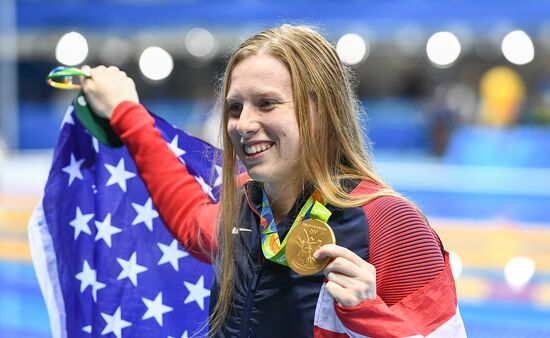 2016 Summer Olympics in Rio de Janeiro. Swimming. Day Three
