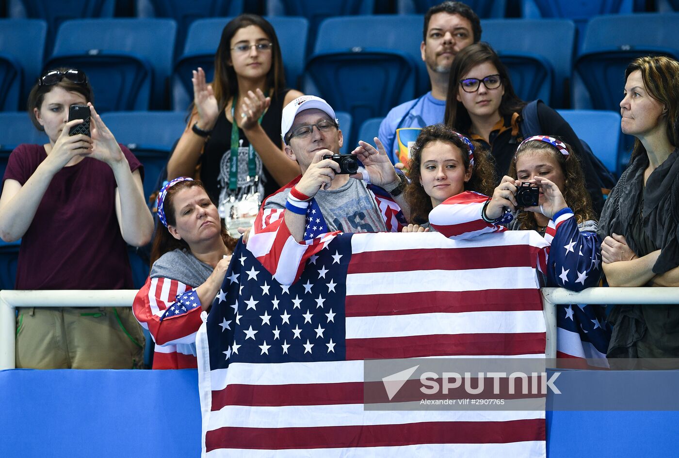 2016 Summer Olympics in Rio de Janeiro. Swimming. Day Three