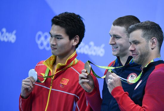 2016 Summer Olympics in Rio de Janeiro. Swimming. Day Three