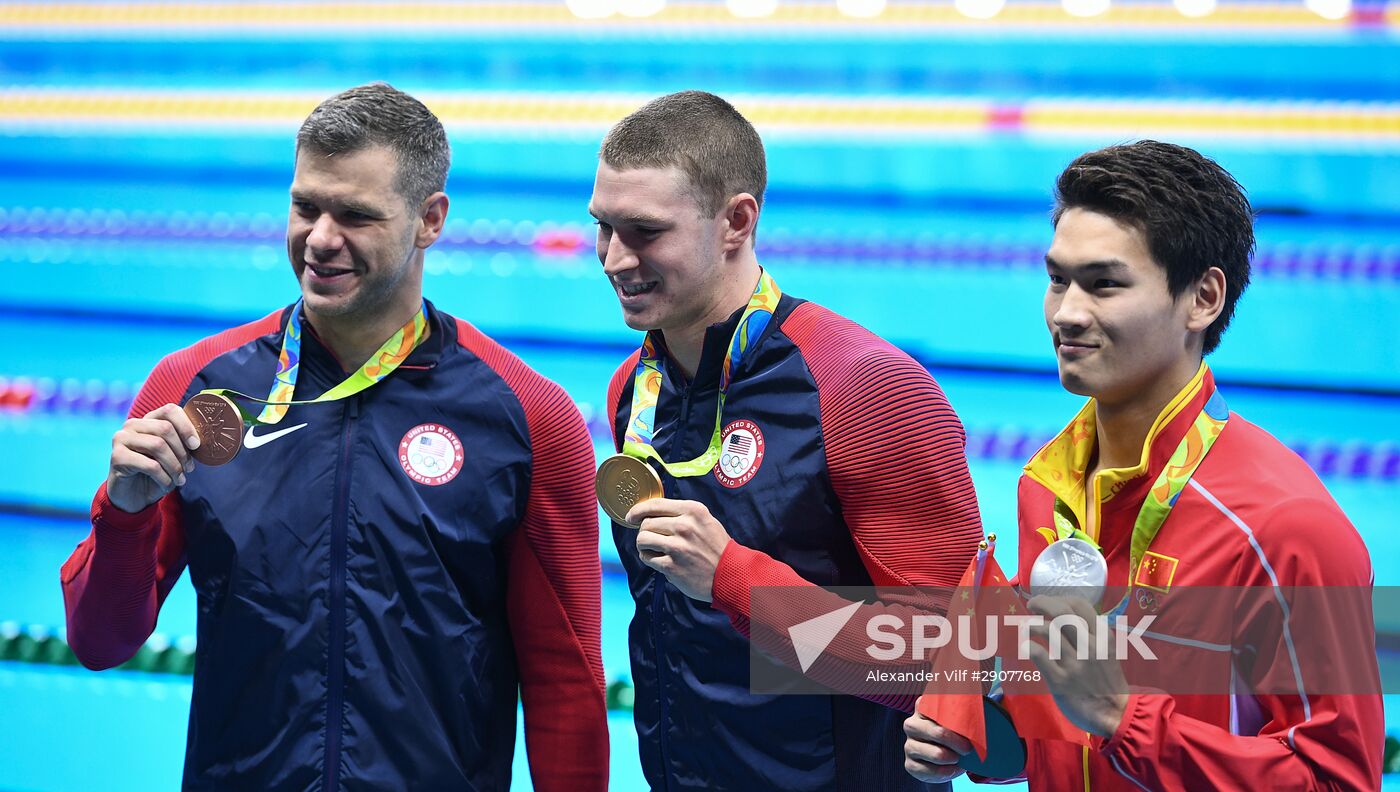 2016 Summer Olympics in Rio de Janeiro. Swimming. Day Three