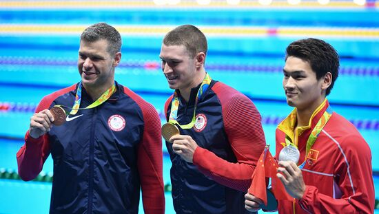 2016 Summer Olympics in Rio de Janeiro. Swimming. Day Three