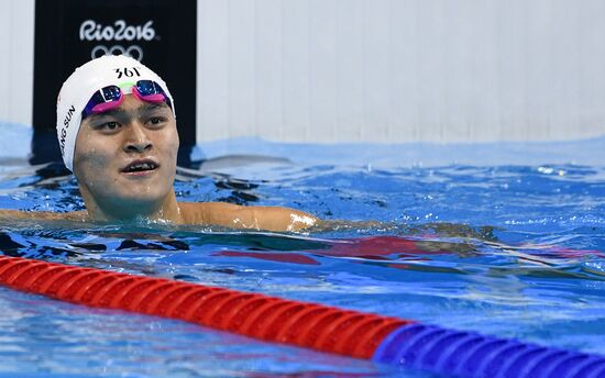 2016 Summer Olympics in Rio de Janeiro. Swimming. Day Three