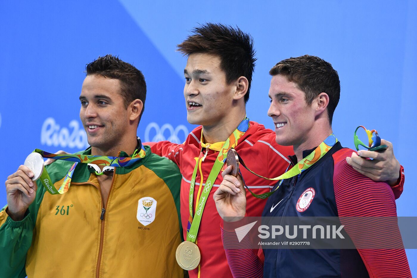 2016 Summer Olympics in Rio de Janeiro. Swimming. Day Three