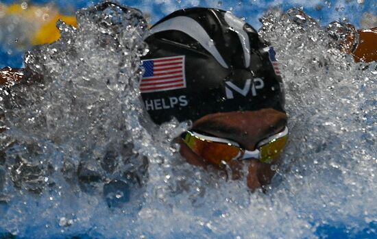 2016 Summer Olympics in Rio de Janeiro. Swimming. Day Three