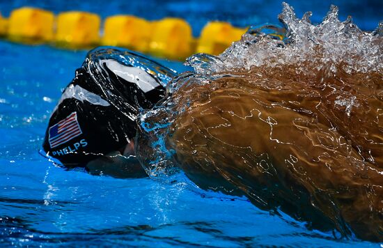 2016 Summer Olympics in Rio de Janeiro. Swimming. Day Three