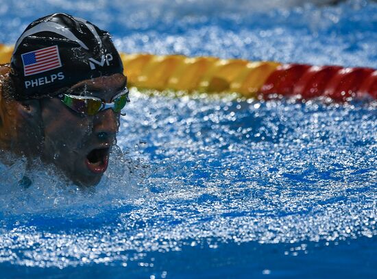 2016 Summer Olympics in Rio de Janeiro. Swimming. Day Three