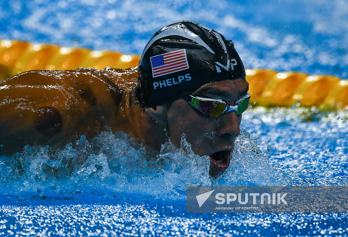 2016 Summer Olympics in Rio de Janeiro. Swimming. Day Three