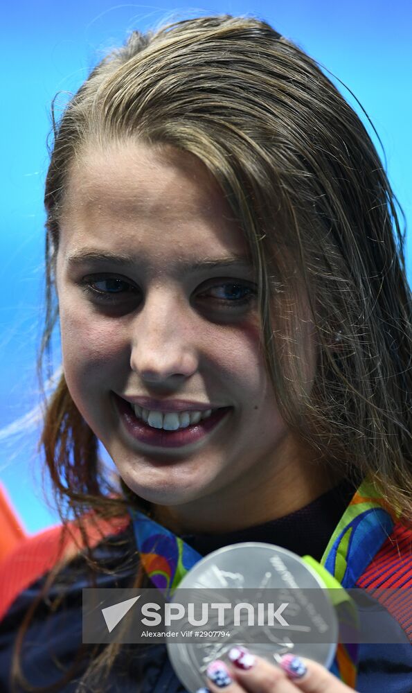 2016 Summer Olympics in Rio de Janeiro. Swimming. Day Three