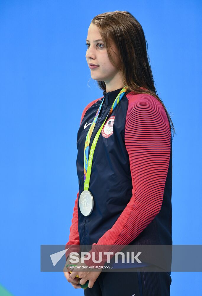 2016 Summer Olympics in Rio de Janeiro. Swimming. Day Three