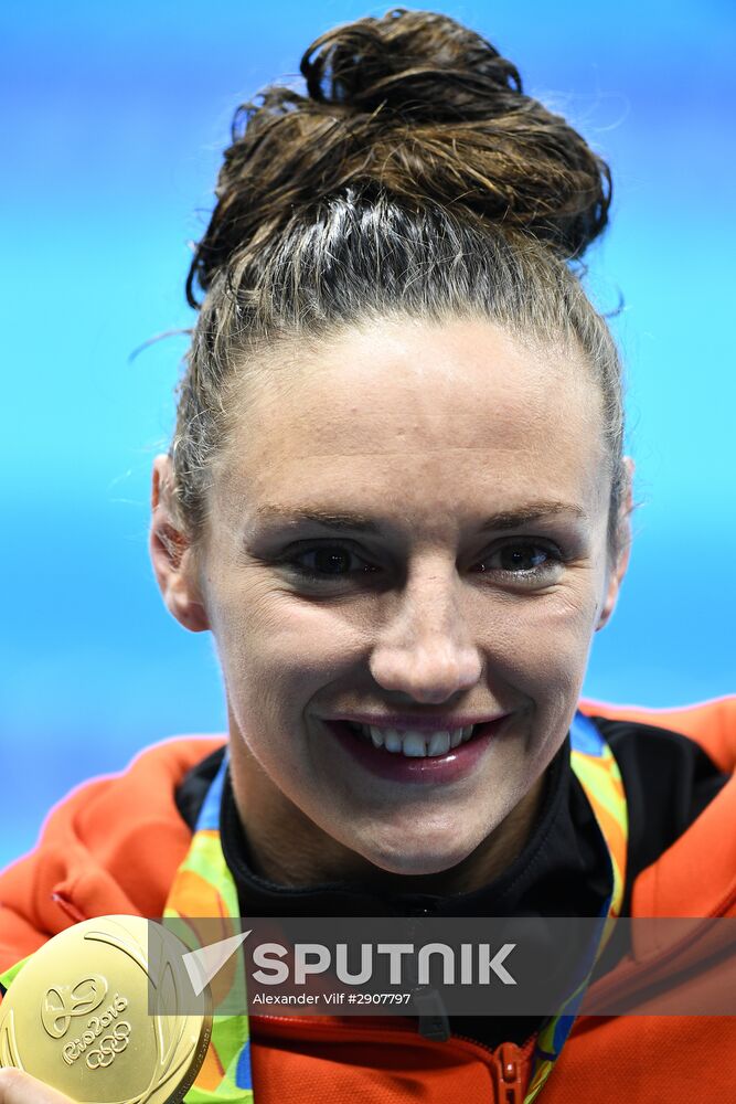 2016 Summer Olympics in Rio de Janeiro. Swimming. Day Three