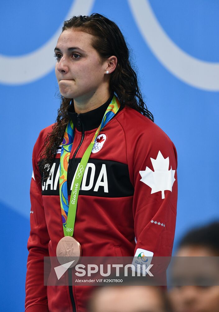 2016 Summer Olympics in Rio de Janeiro. Swimming. Day Three