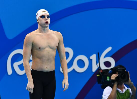 2016 Summer Olympics in Rio de Janeiro. Swimming. Day Three