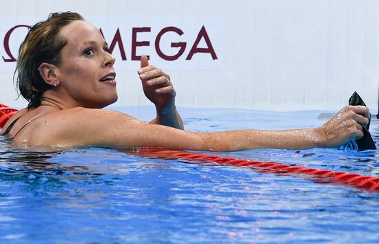 2016 Summer Olympics in Rio de Janeiro. Swimming. Day Three