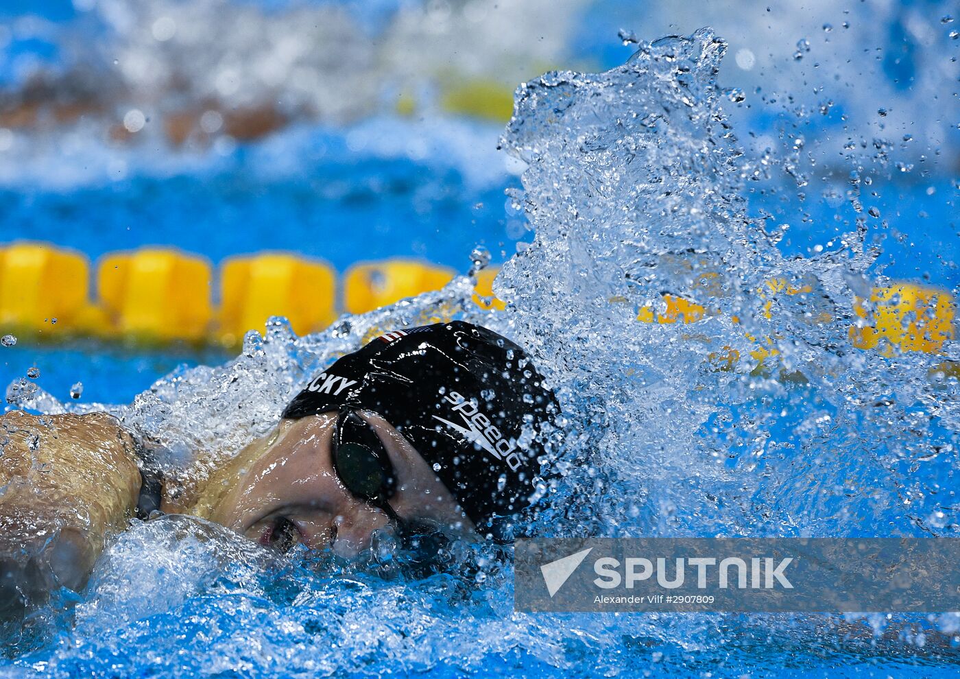 2016 Summer Olympics in Rio de Janeiro. Swimming. Day Three