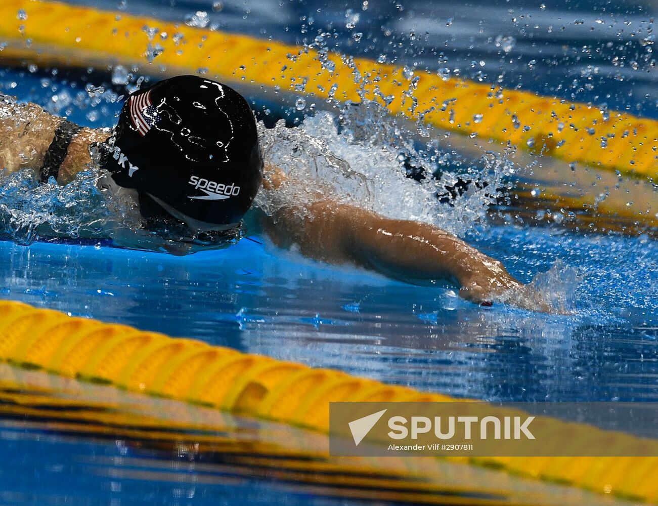 2016 Summer Olympics in Rio de Janeiro. Swimming. Day Three