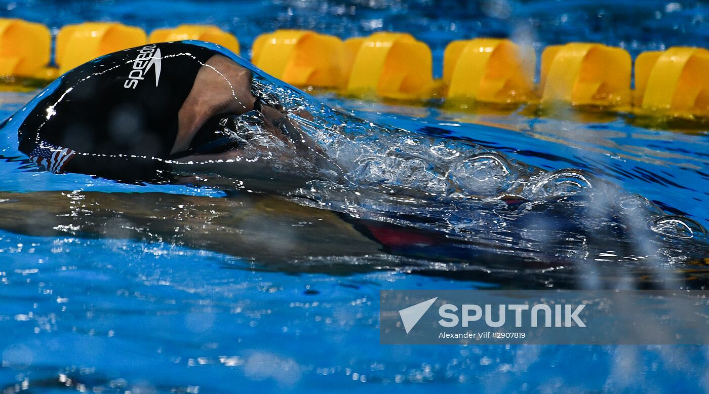 2016 Summer Olympics in Rio de Janeiro. Swimming. Day Three