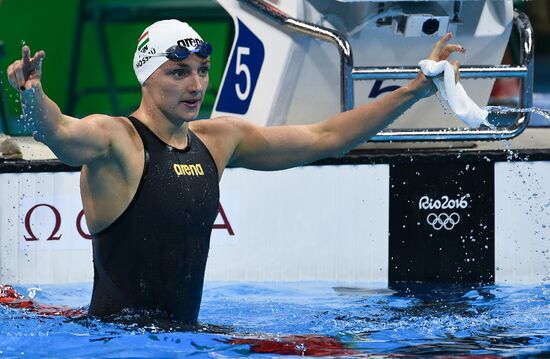 2016 Summer Olympics in Rio de Janeiro. Swimming. Day Three