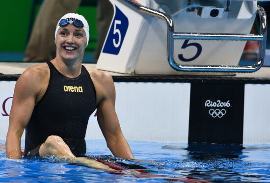 2016 Summer Olympics in Rio de Janeiro. Swimming. Day Three