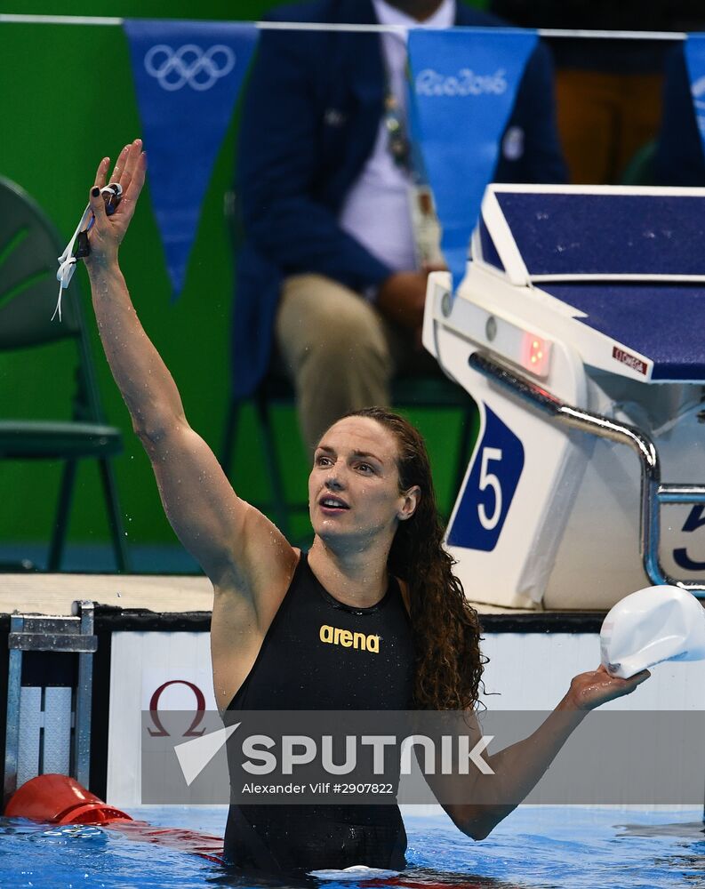 2016 Summer Olympics in Rio de Janeiro. Swimming. Day Three