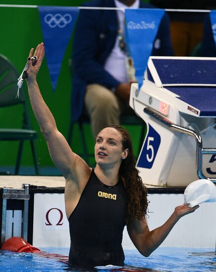 2016 Summer Olympics in Rio de Janeiro. Swimming. Day Three