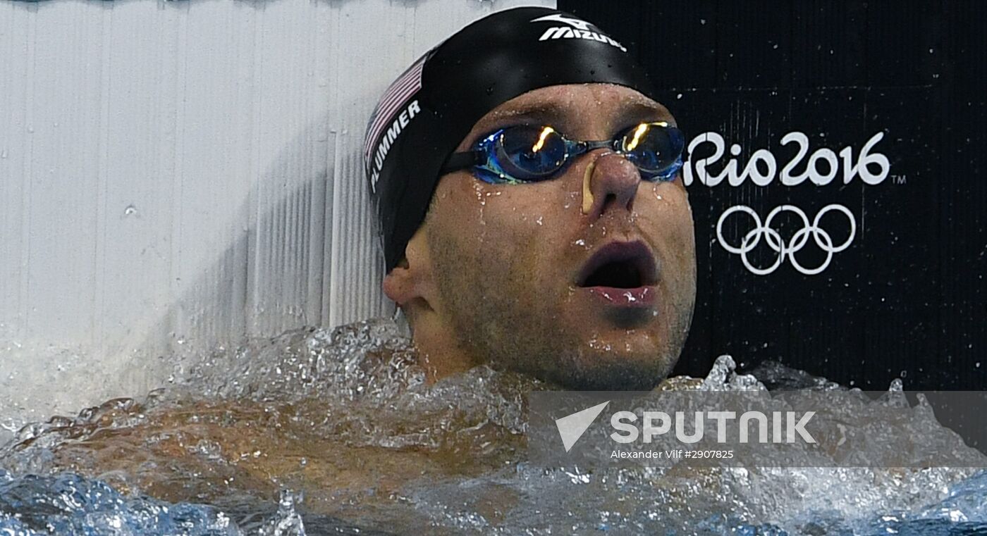2016 Summer Olympics in Rio de Janeiro. Swimming. Day Three