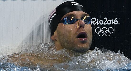 2016 Summer Olympics in Rio de Janeiro. Swimming. Day Three