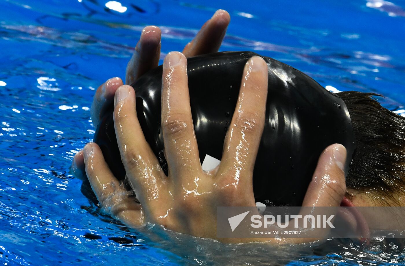 2016 Summer Olympics in Rio de Janeiro. Swimming. Day Three