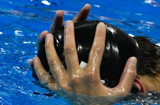 2016 Summer Olympics in Rio de Janeiro. Swimming. Day Three