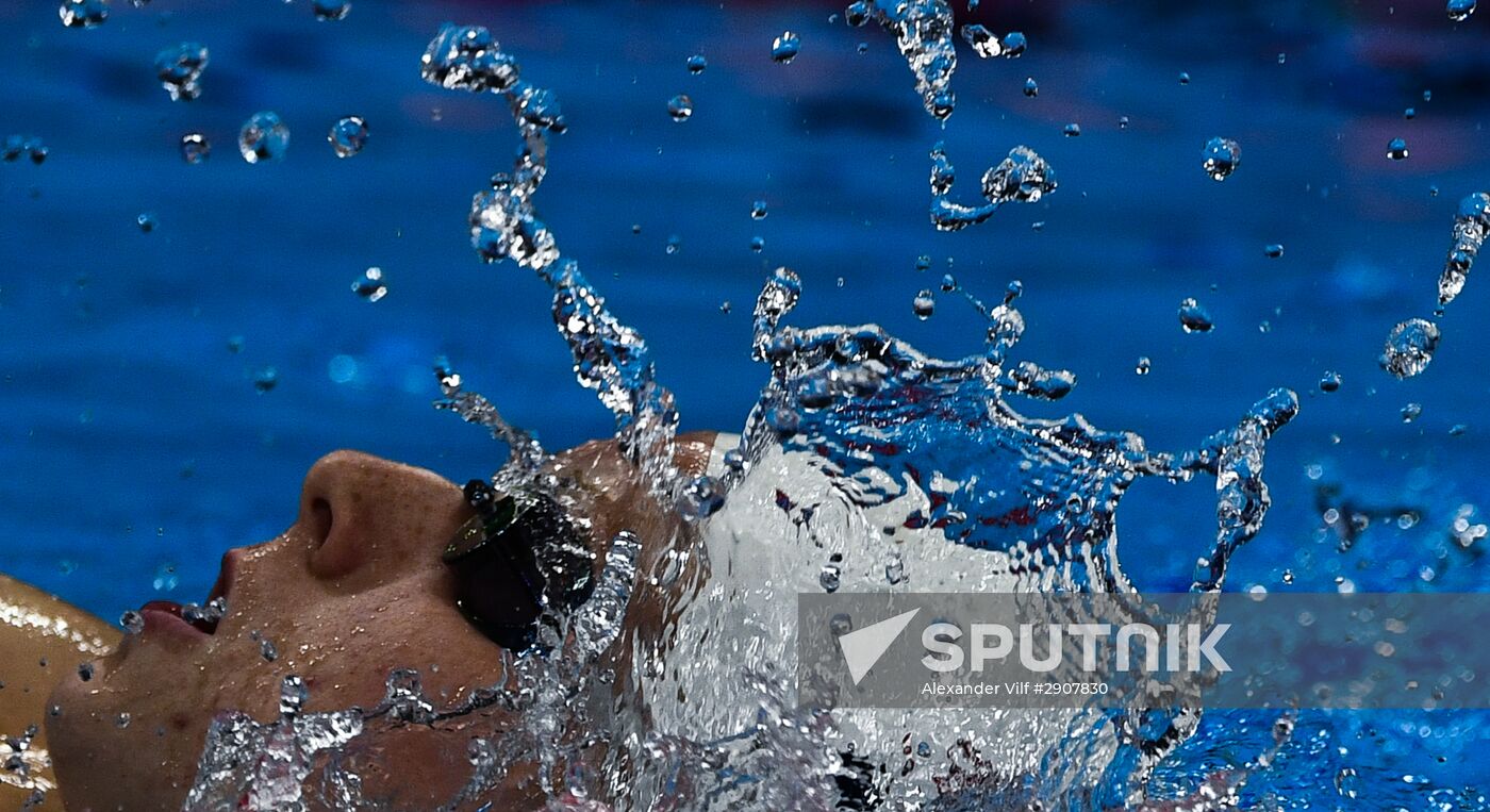 2016 Summer Olympics in Rio de Janeiro. Swimming. Day Three