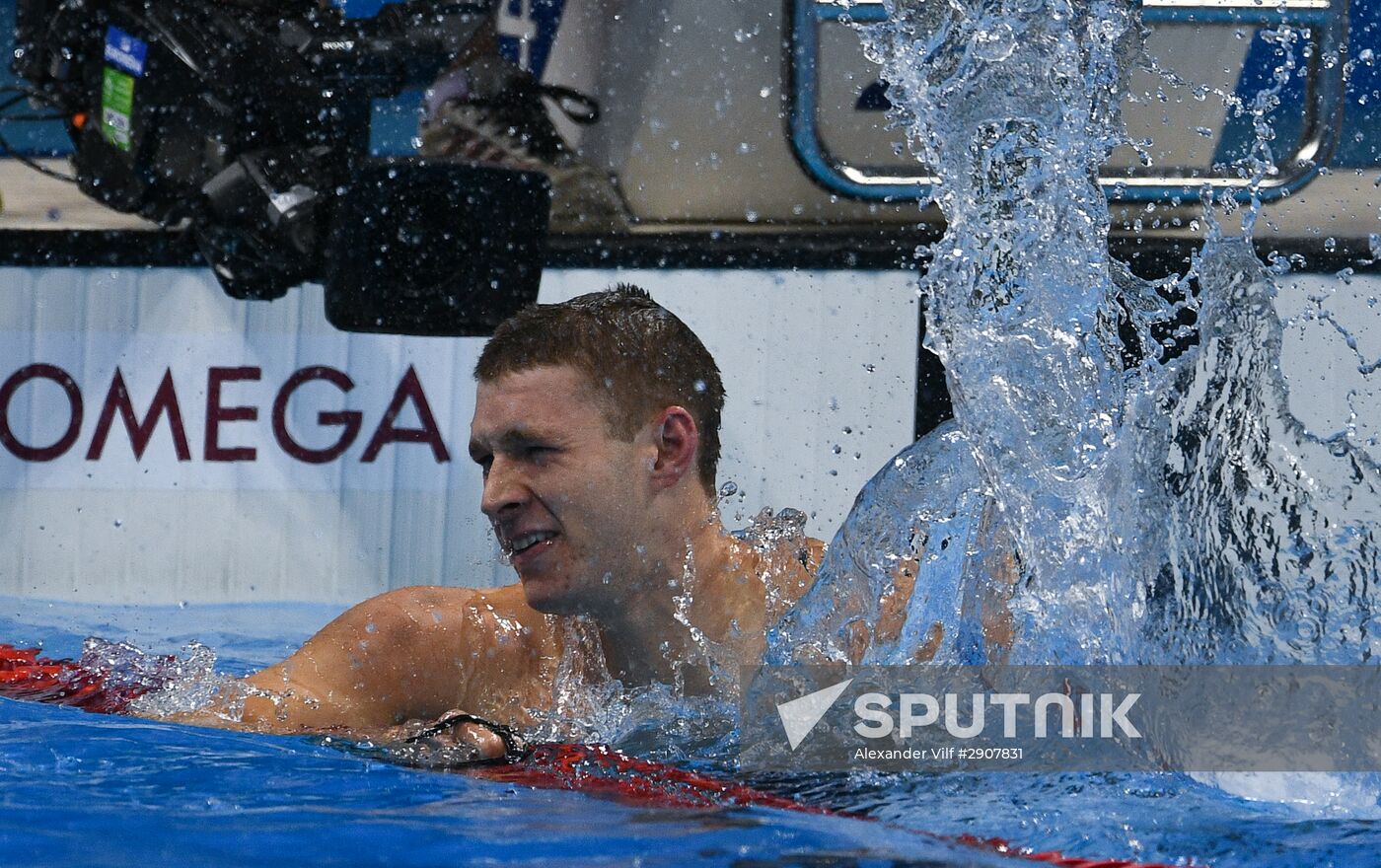 2016 Summer Olympics in Rio de Janeiro. Swimming. Day Three