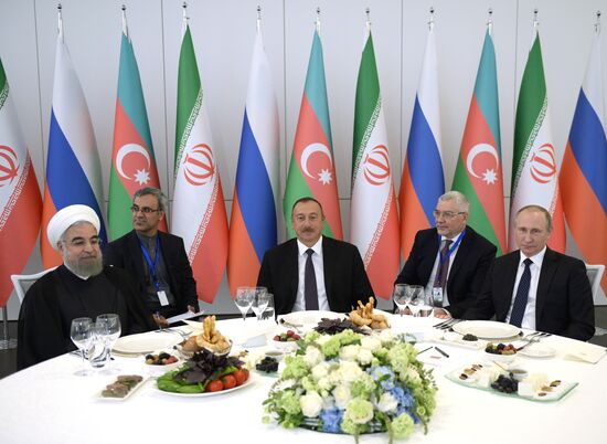 Russian President Vladimir Putin visits Azerbaijan