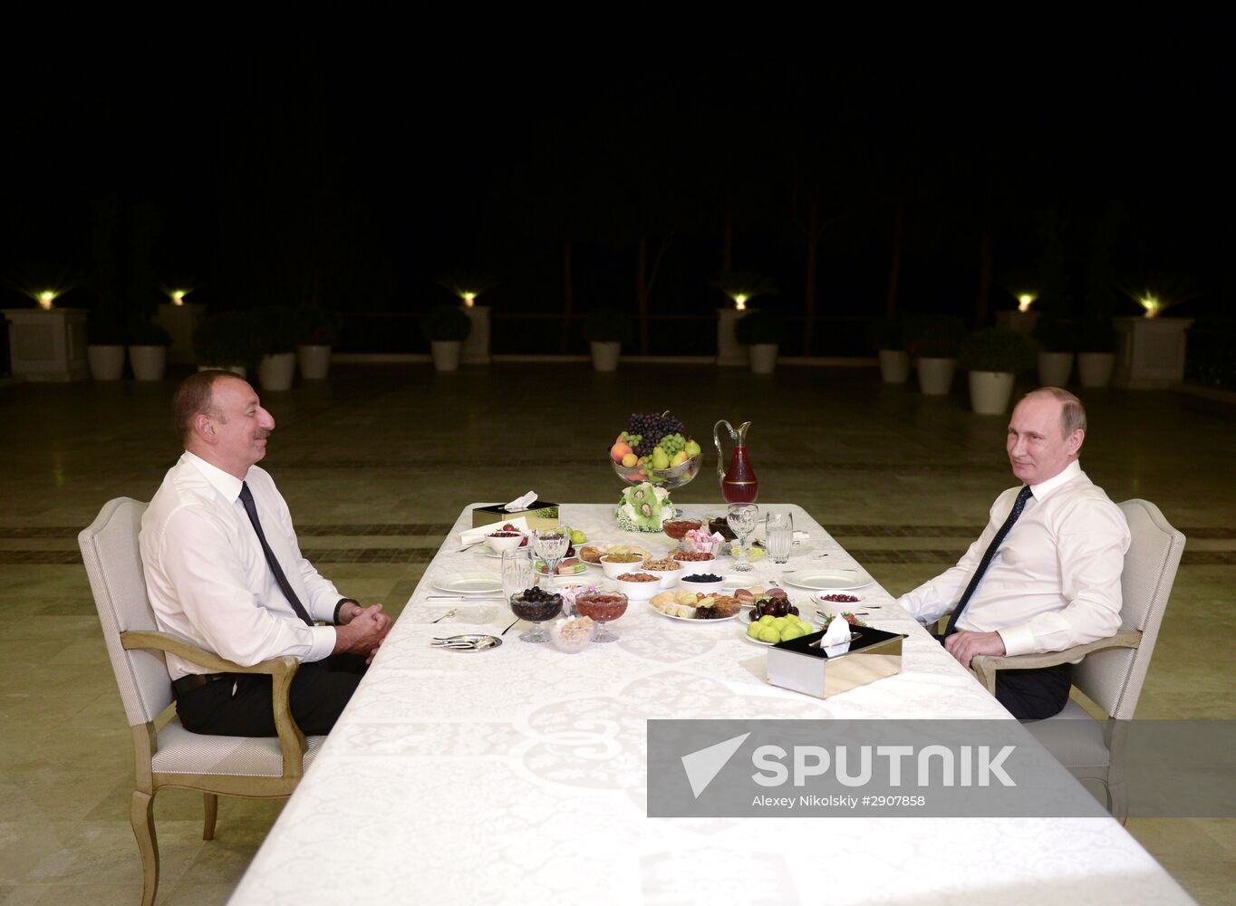 Russian President Vladimir Putin visits Azerbaijan