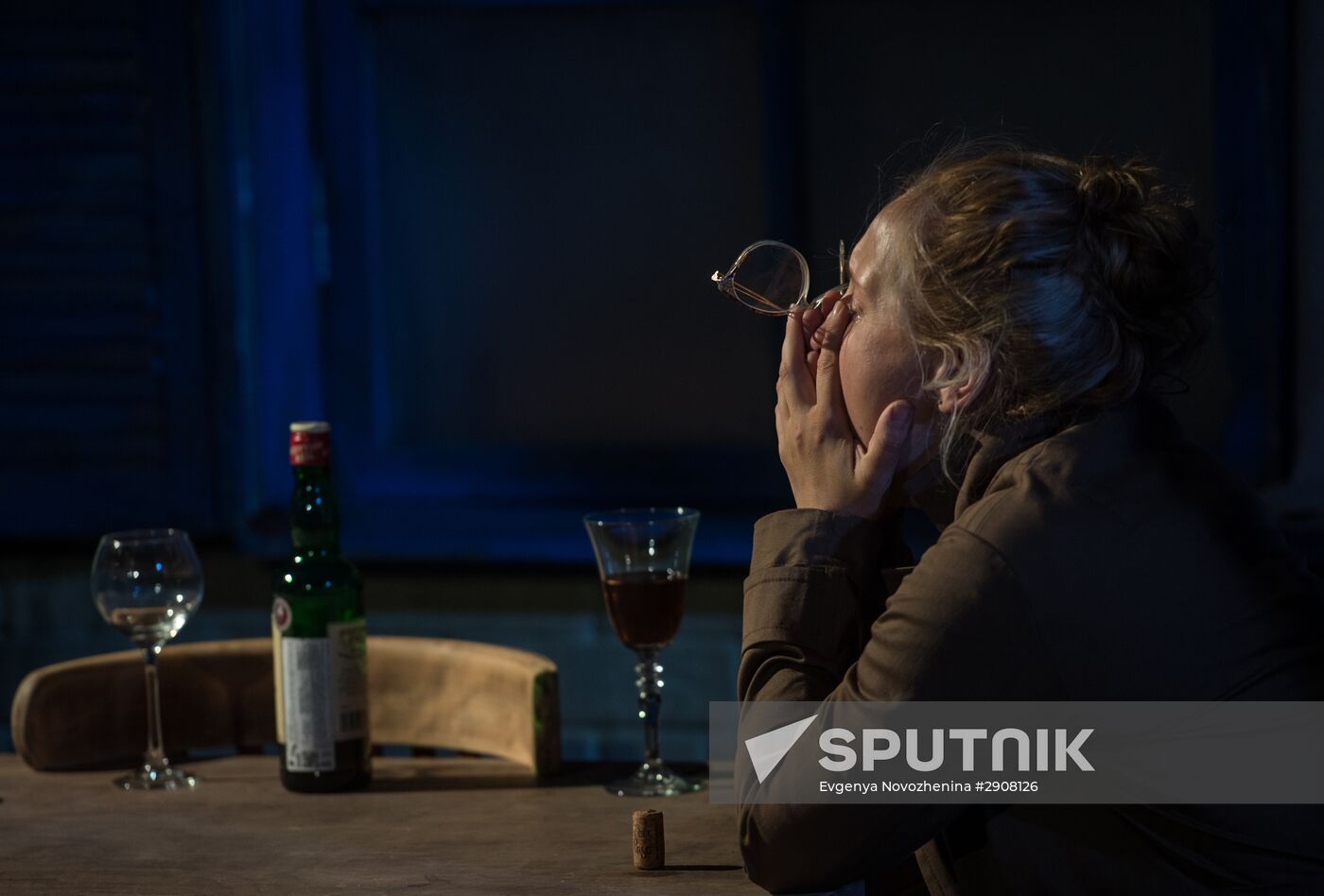 Conversations after a Burial play dressing rehearsal