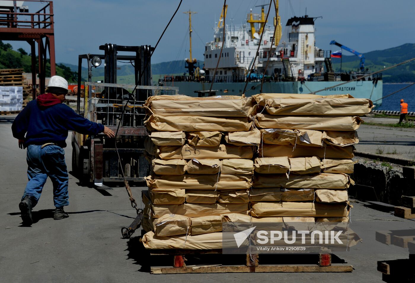 Trinity Bay Sea Port in Far East