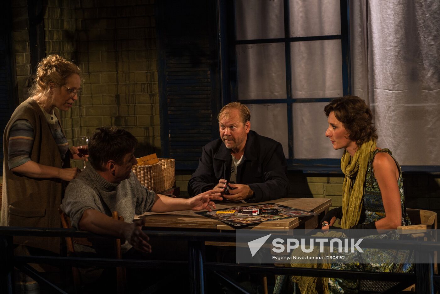Conversations after a Burial play dressing rehearsal