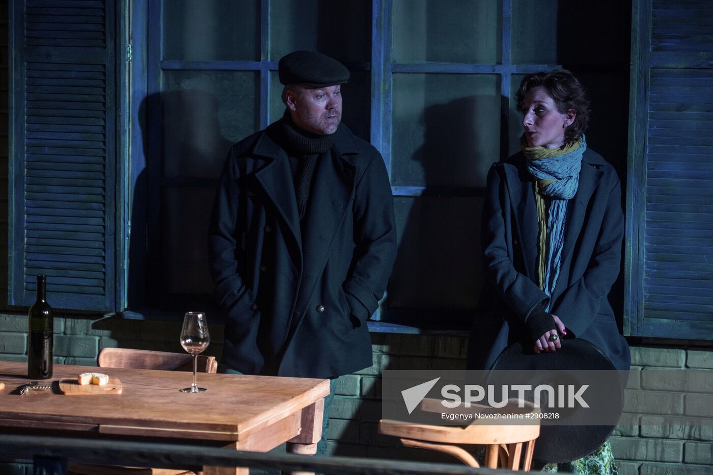 Dress rehearsal of Conversations after a Burial