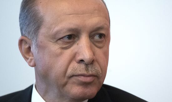 Russian President Putin and Turkish President Erdogan meet in St. Petersburg