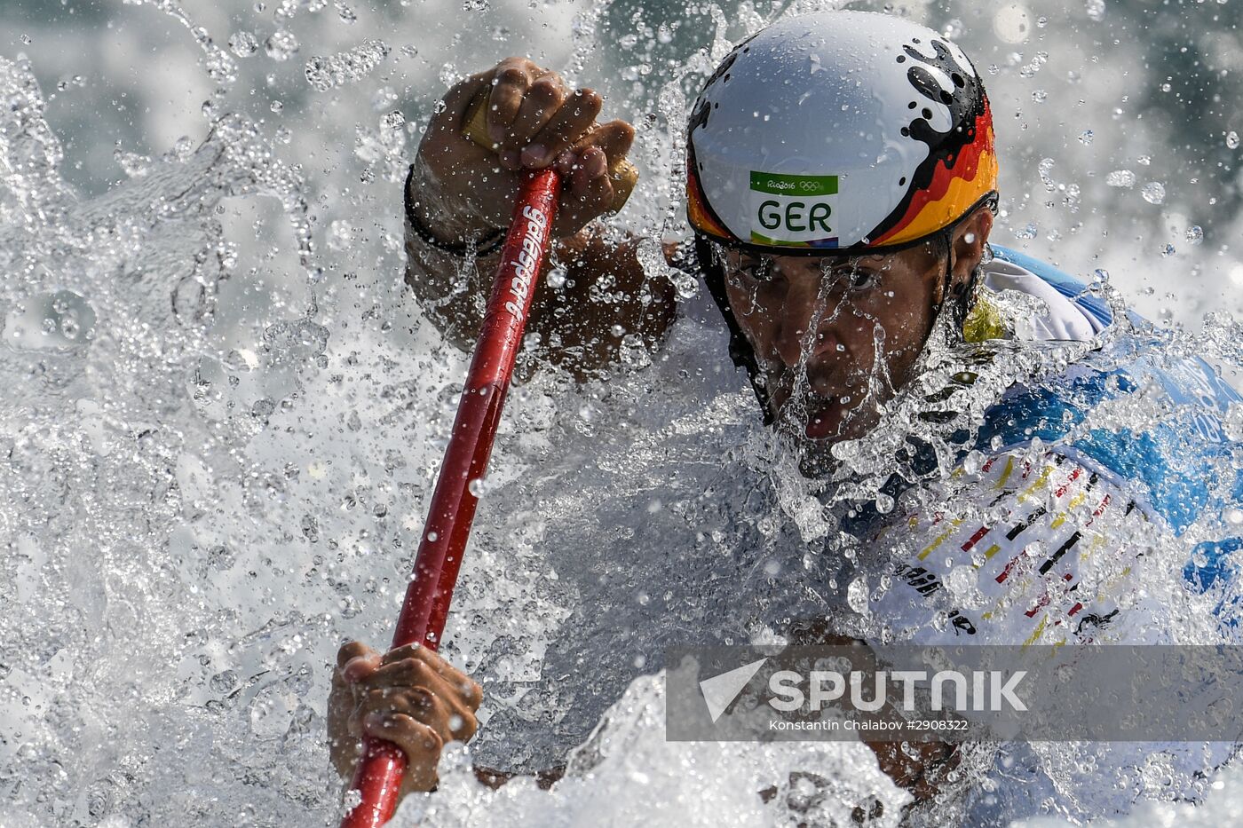 2016 Summer Olympics. Canoeing. Men's Canoe 1 slalom