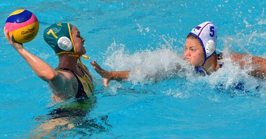 2016 Summer Olympics. Women's water polo. Russia vs. Australia