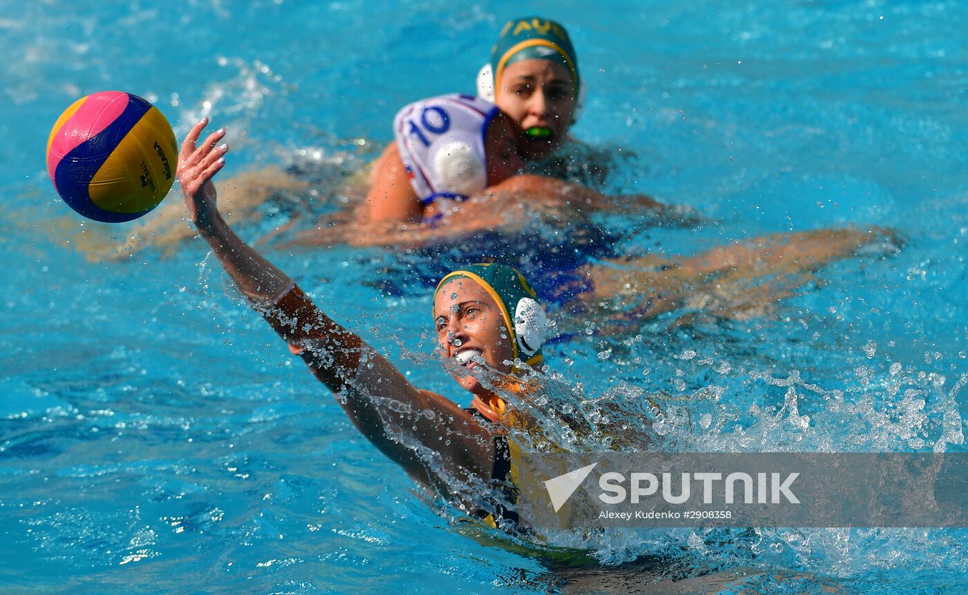 2016 Summer Olympics. Women's water polo. Russia vs. Australia