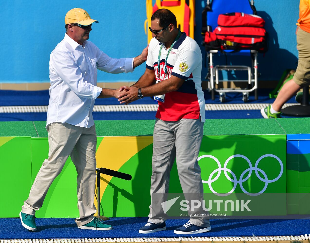 2016 Summer Olympics. Women's water polo. Russia vs. Australia