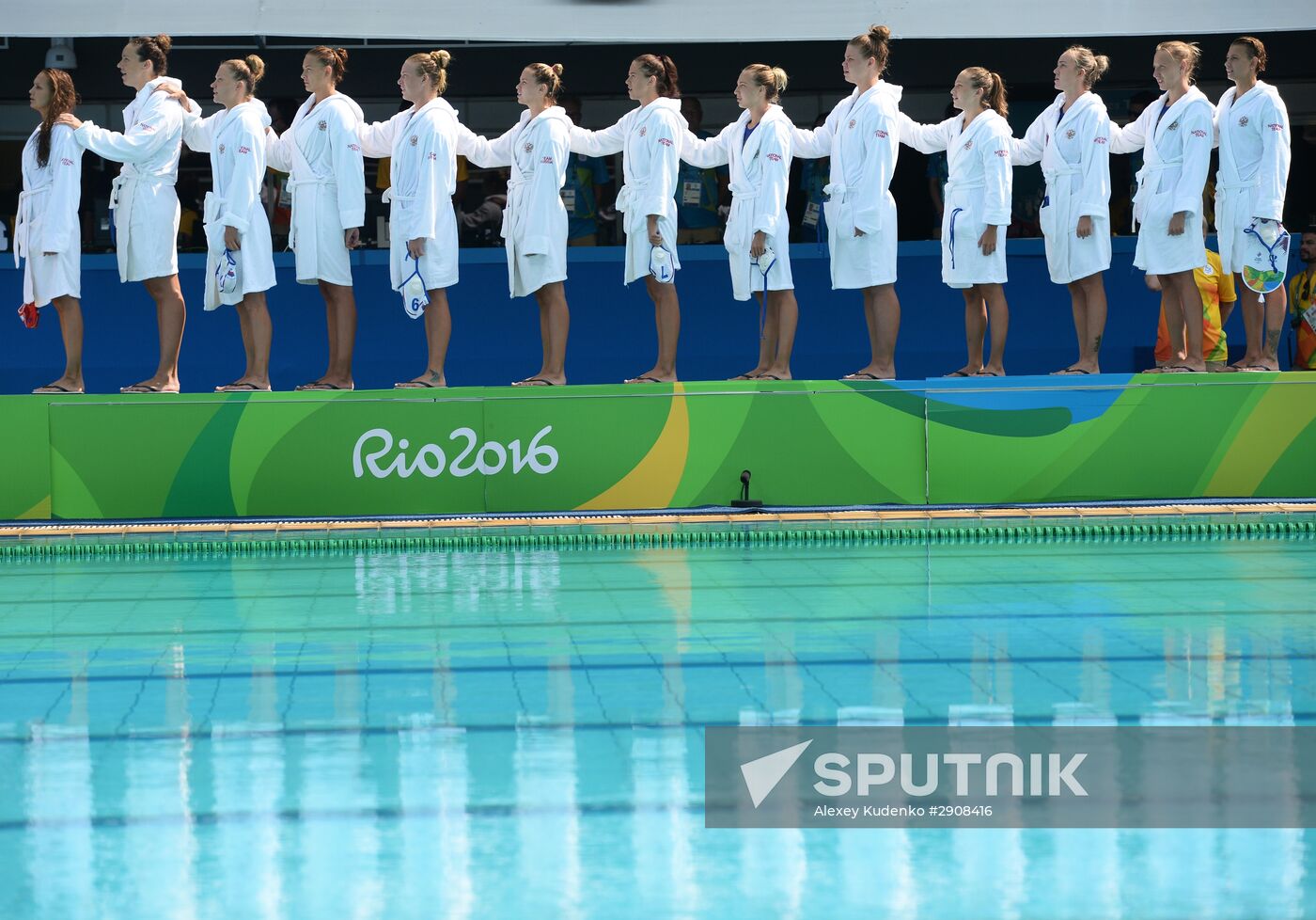 2016 Summer Olympics. Women's water polo. Russia vs. Australia