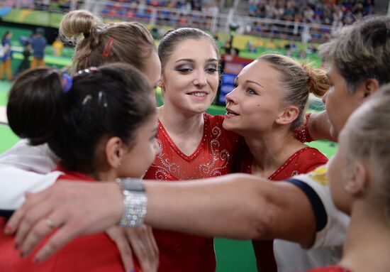 2016 Summer Olympics. Artistic gymnastics. Women. All-around competition