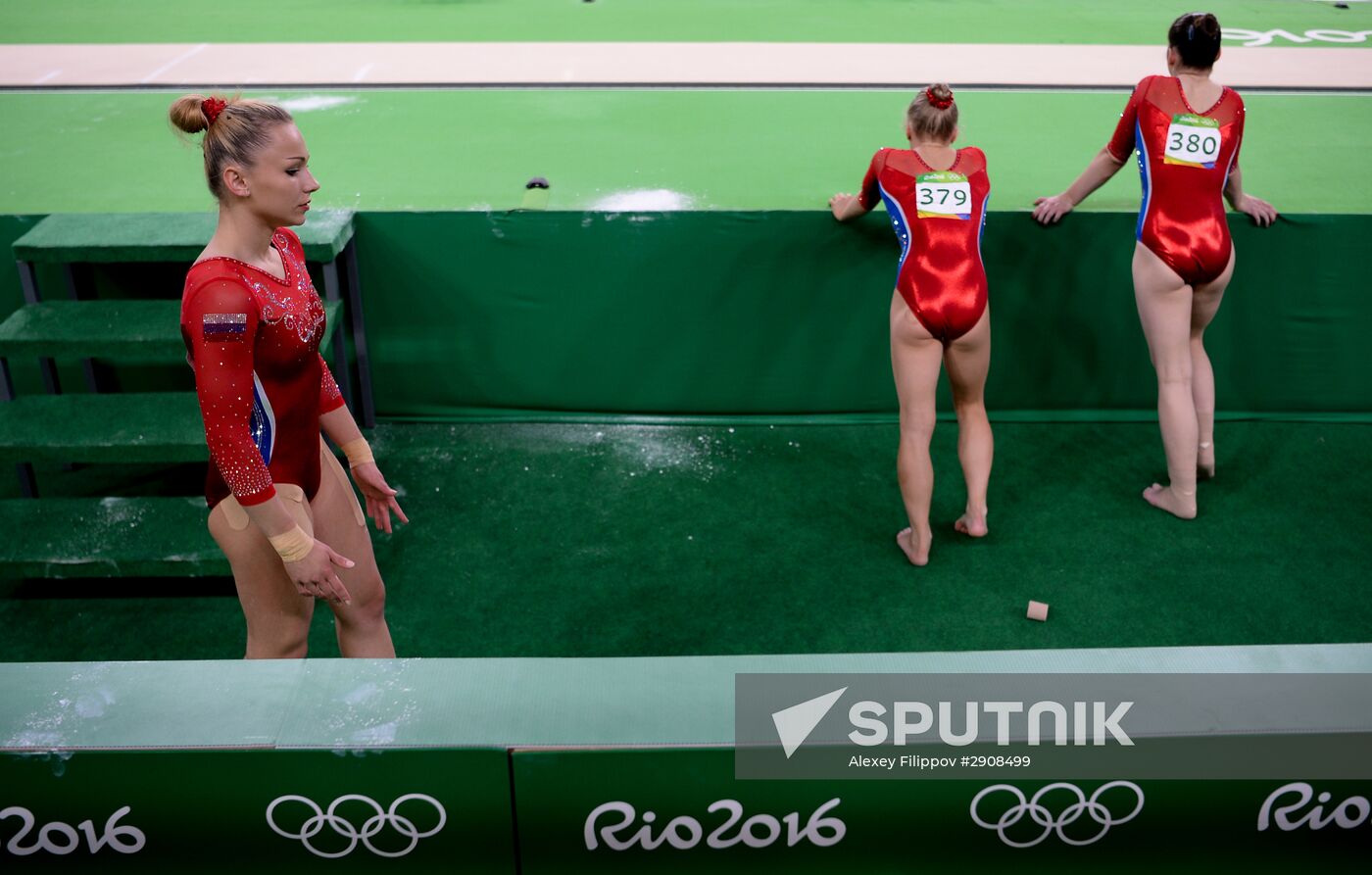 2016 Summer Olympics. Artistic gymnastics. Women. Team all-around competition