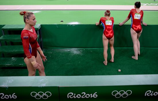 2016 Summer Olympics. Artistic gymnastics. Women. Team all-around competition