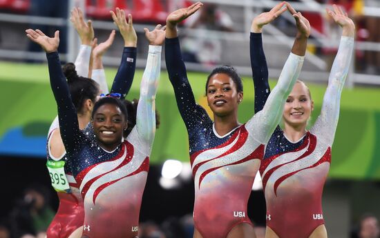 2016 Summer Olympics. Artistic gymnastics. Women. Team all-around competition